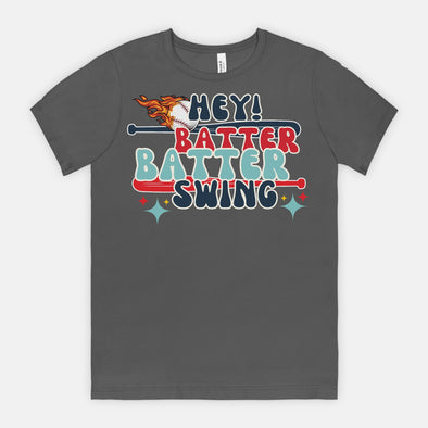 Hey Batter Batter, Swing! Fire - Game Day T-Shirt
