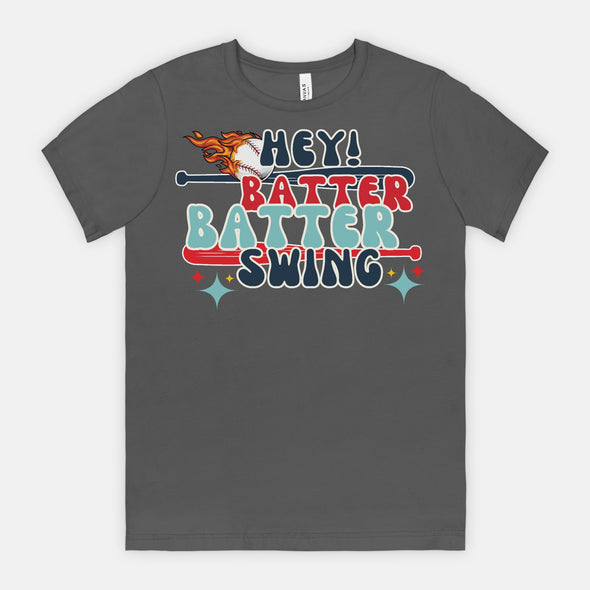 Hey Batter Batter, Swing! Fire - Game Day T-Shirt