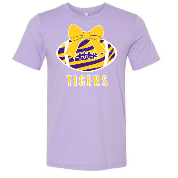 Tigers Stripes Football - Tshirt