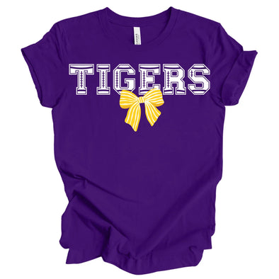 Tigers Football with Bow - Tshirt