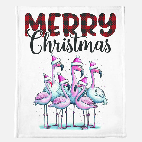 Flamingo Squad Minky Blanket - 50" x 60"