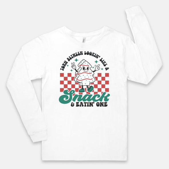 Christmas Tree Snack Cake - Long Sleeve Tshirt