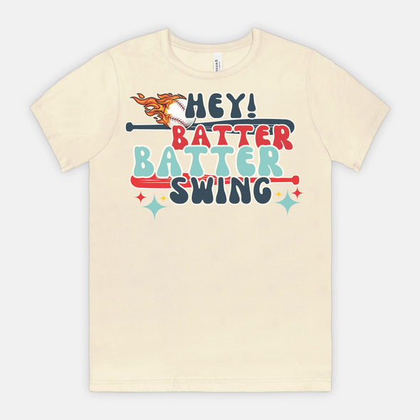 Hey Batter Batter, Swing! Fire - Game Day T-Shirt