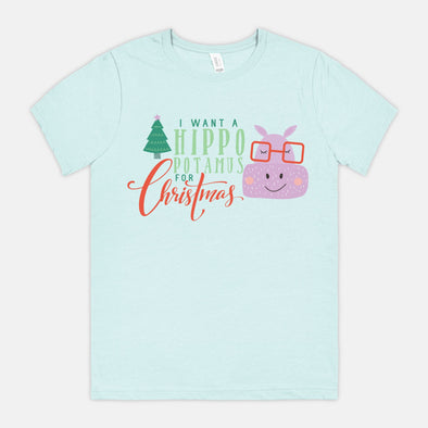 I Want a Hippo for Christmas Tshirt