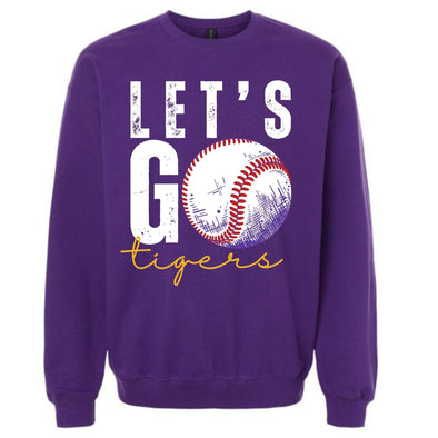 Let's Go Tigers Baseball - Crewneck Sweatshirt